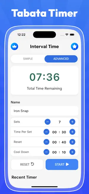 Interval Timer & Tabata Timer screenshot 4