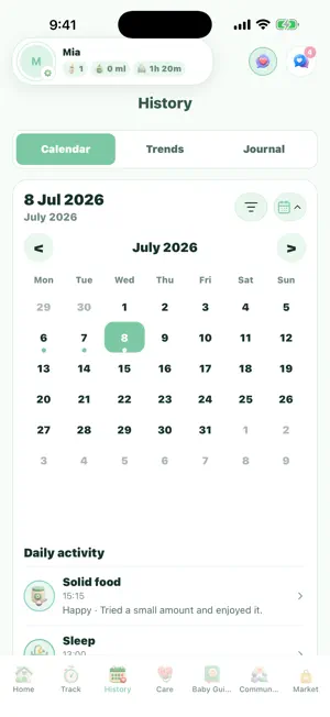 Babi Book: Baby Tracker screenshot 3