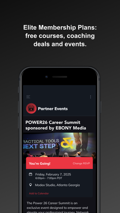 The Black In HR iPhone screenshot 3 - Social Networking app