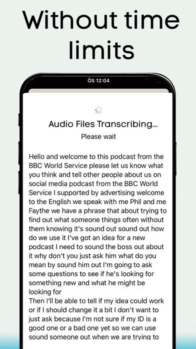 Voice Transcriber Talk to Text Screenshot