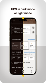 UPS screenshot