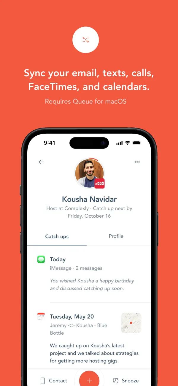 Screenshot #3 pour Queue Personal CRM