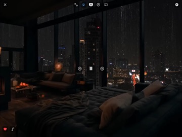 Rainy Relax 4K iPad screenshot