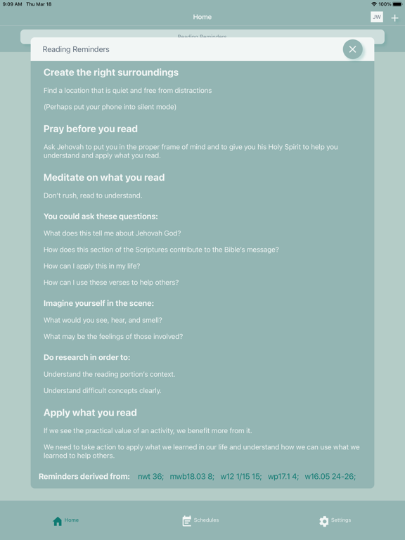 Bible Study Companion iPad screenshot 4 - Reference app