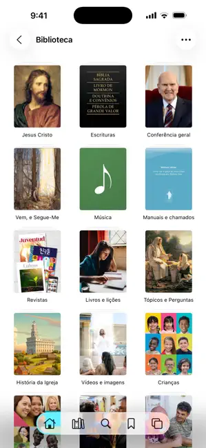 Biblioteca do Evangelho iPhone screenshot 2