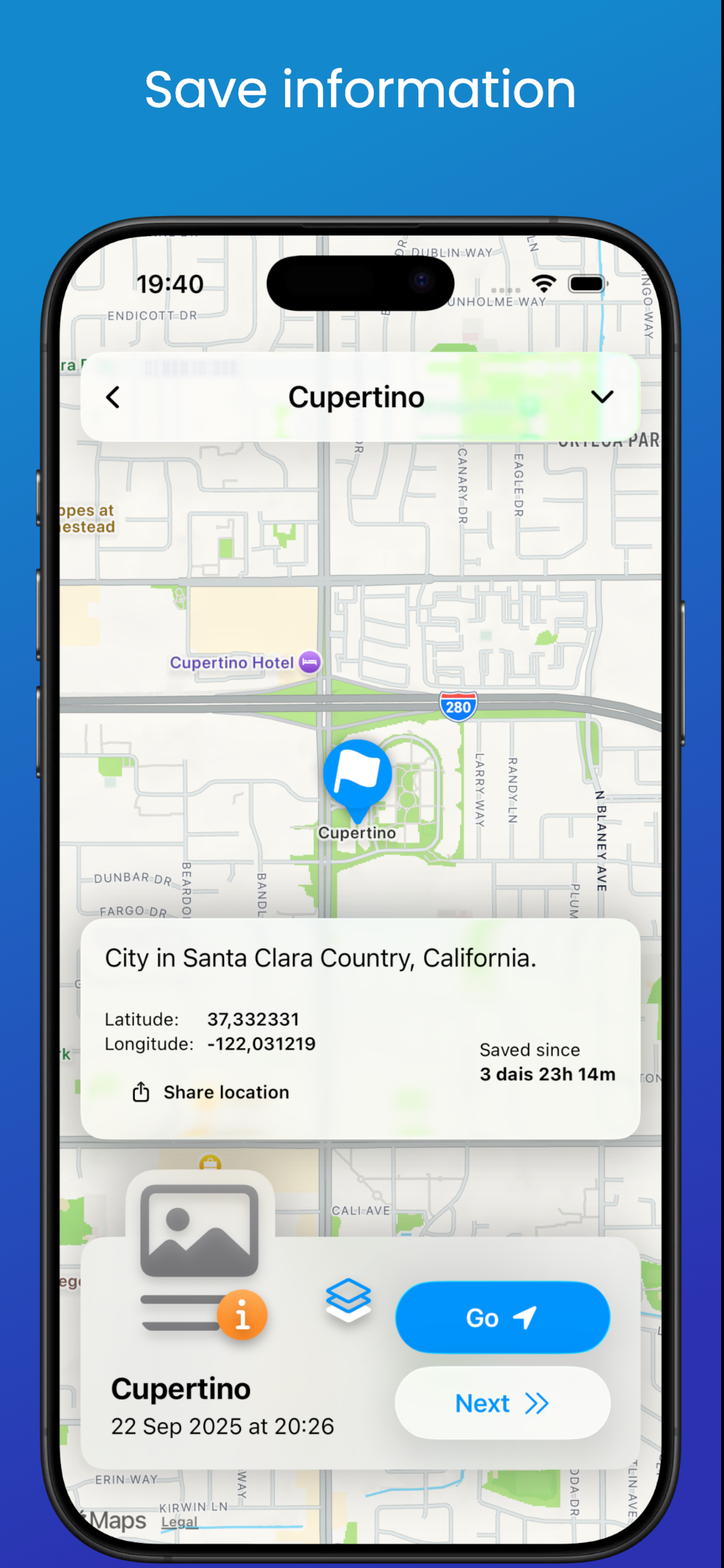 GeoPos: Mark Position screenshot 3