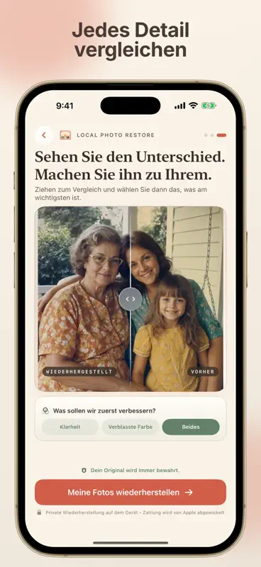 Alte Fotos restaurieren·Local screenshot 3 of 5