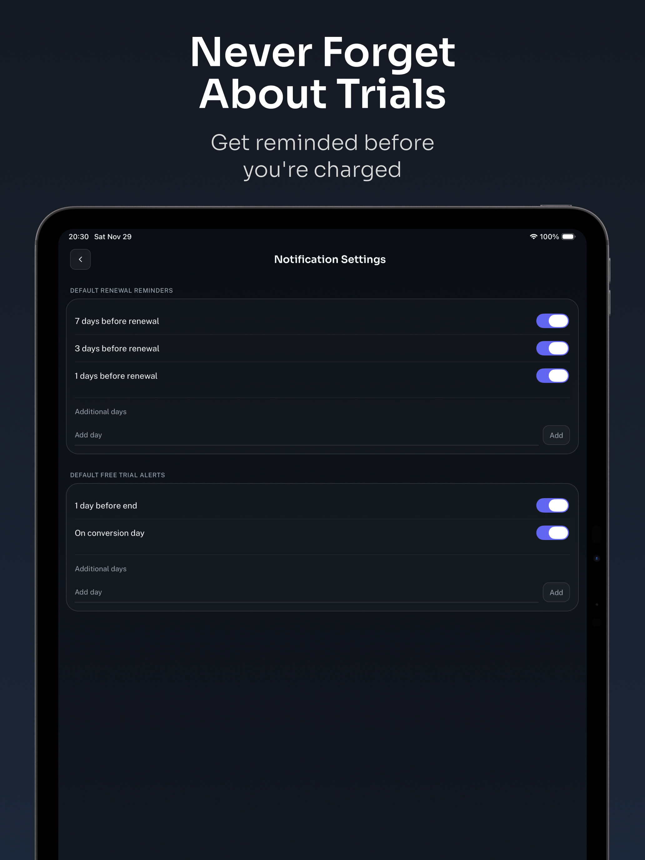 Subby - Subscription Manager