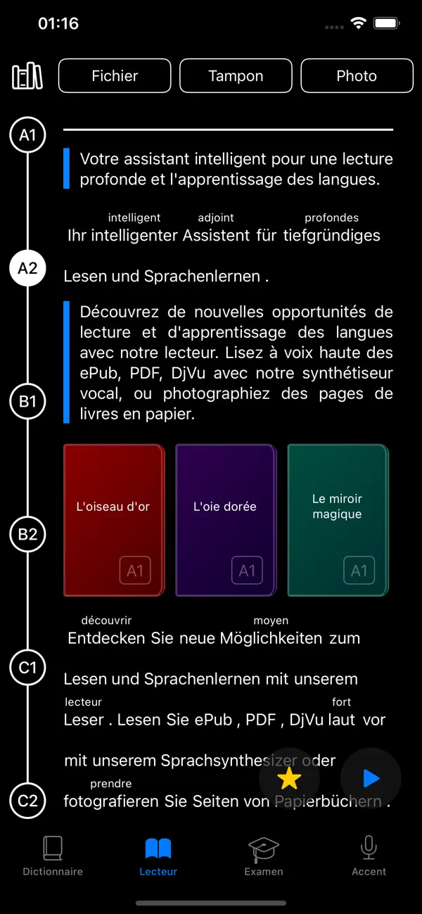 Screenshot #3 pour Allemand: dictionnaire examens