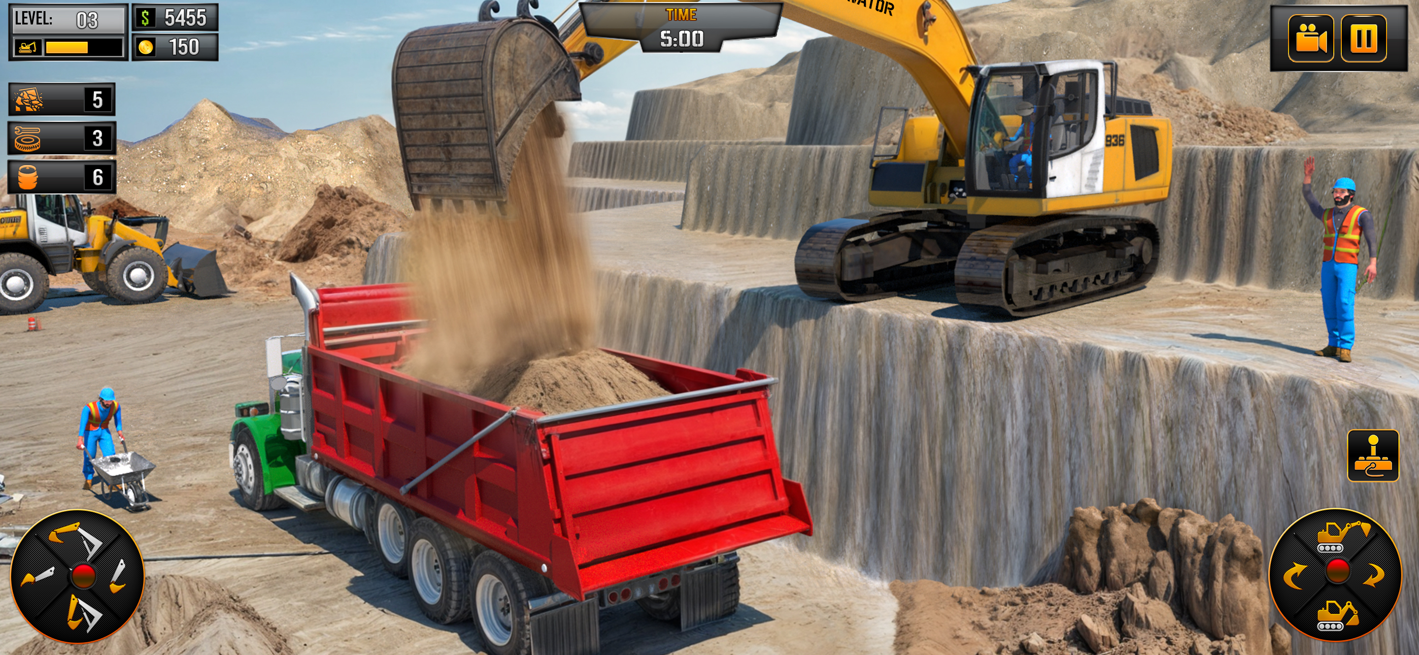 Heavy Excavator Machine Games