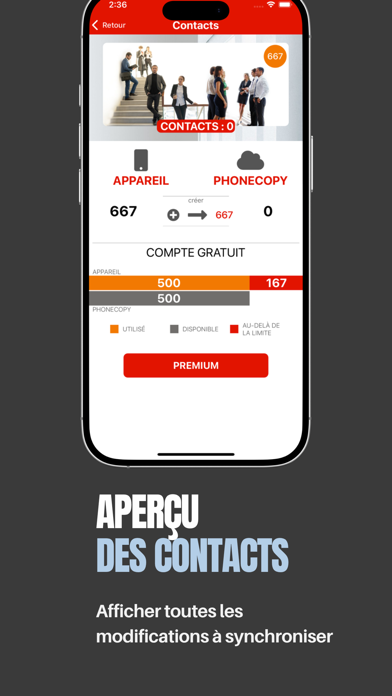 Screenshot #2 pour PhoneCopy : Backup & transfert