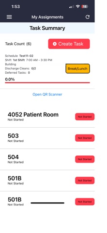 FacilityFitPro eScheduler iPhone screenshot