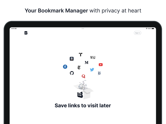 Screenshot #4 pour Brace.to - Bookmark Manager