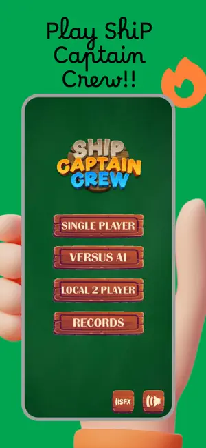 Ship Captain Crew - Dice Game screenshot 1