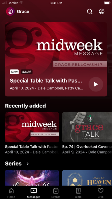 Grace Fellowship Church Screenshot 2 - AppWisp.com Grace Fellowship Church Screenshot 2 - AppWisp.com