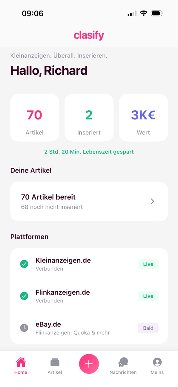 iPhone screenshot