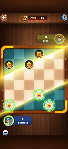 Checkers and Draughts King iPhone screenshot