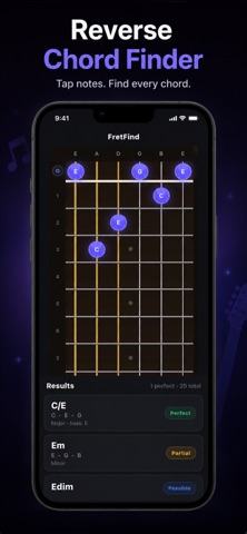 FretFind iPhone screenshot