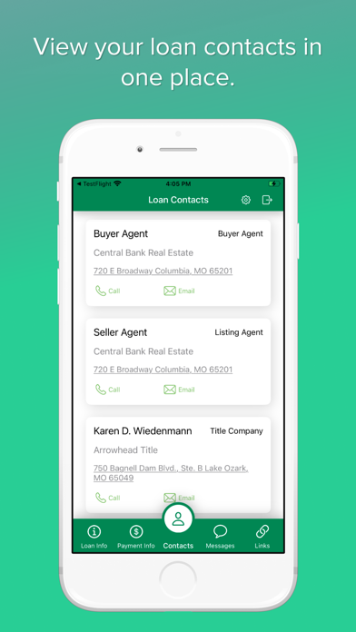 You're Home from Bank Central Screenshot