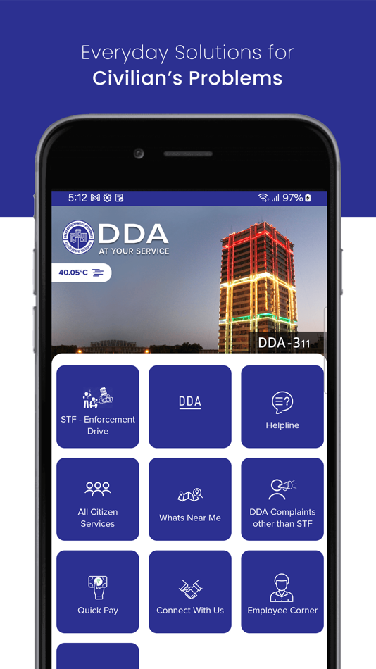 #2. DDA at Your Service (DDA-311) (iOS) Podle: CIVIC SOLUTIONS PRIVATE LIMITED