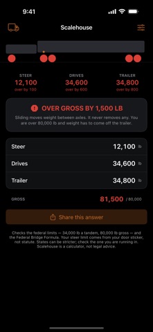 Scalehouse: Axle Weight Calc Screenshot 3 of 5