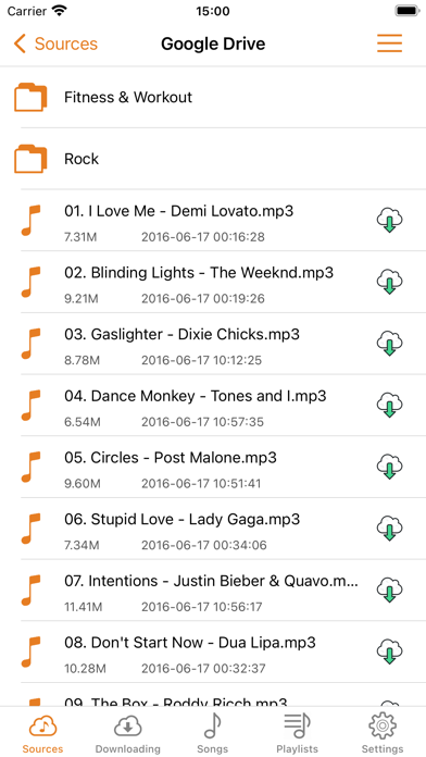 Cloud Music Player - Listener Screenshot
