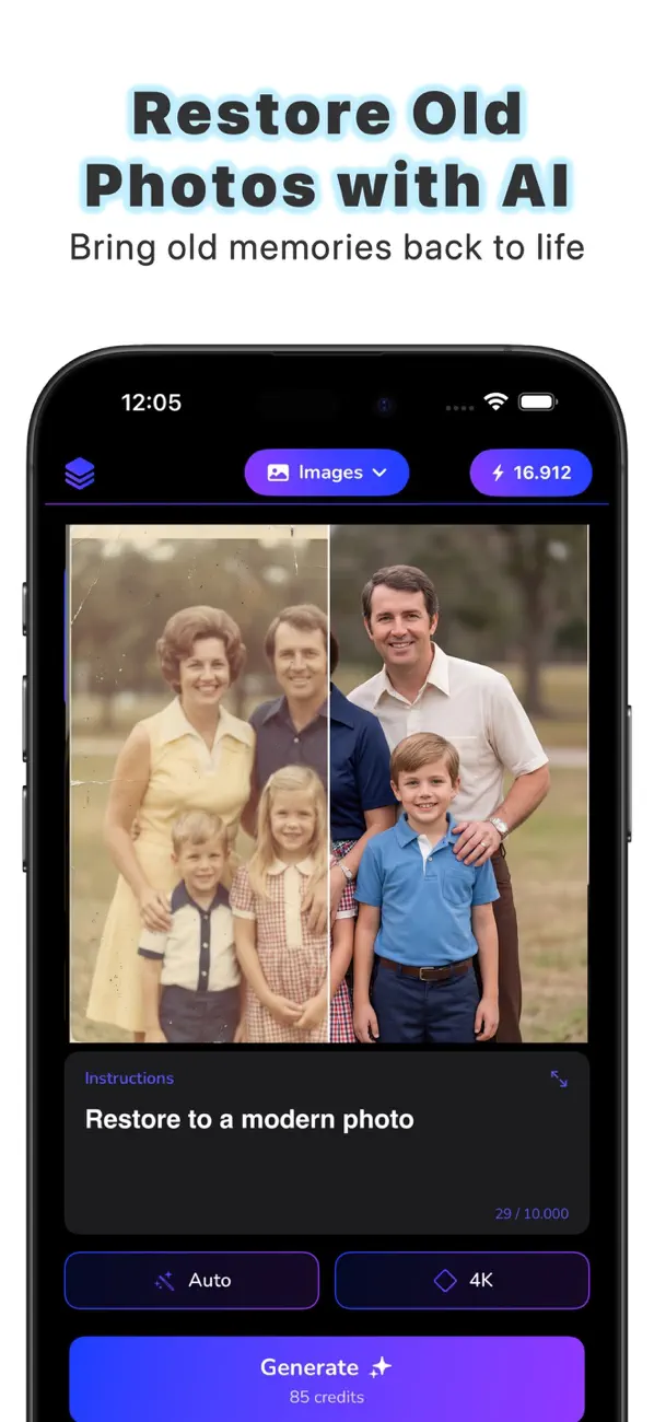 #3. Aido – AI Photo Enhancer (iOS) Bởi: TAMERZA LLC