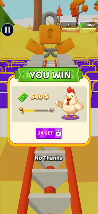 Cute Chicks Roller Coaster Screenshot 5 of 5