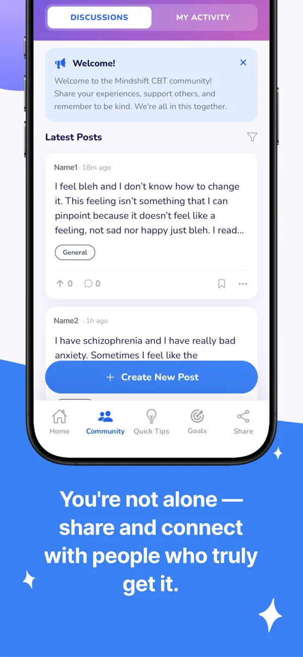 MindShift CBT - Anxiety Relief iPhone App Screenshot 4 – Gesundheit & Fitness