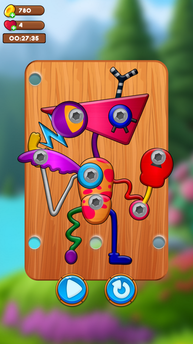 Wood Nuts Bolts : Screw Puzzle Screenshot