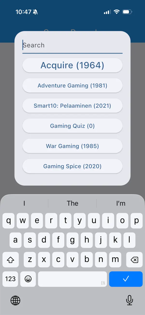 Screenshot #2 pour Boardgame Scanner