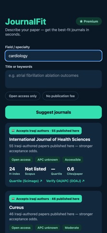 JournalFit screenshot
