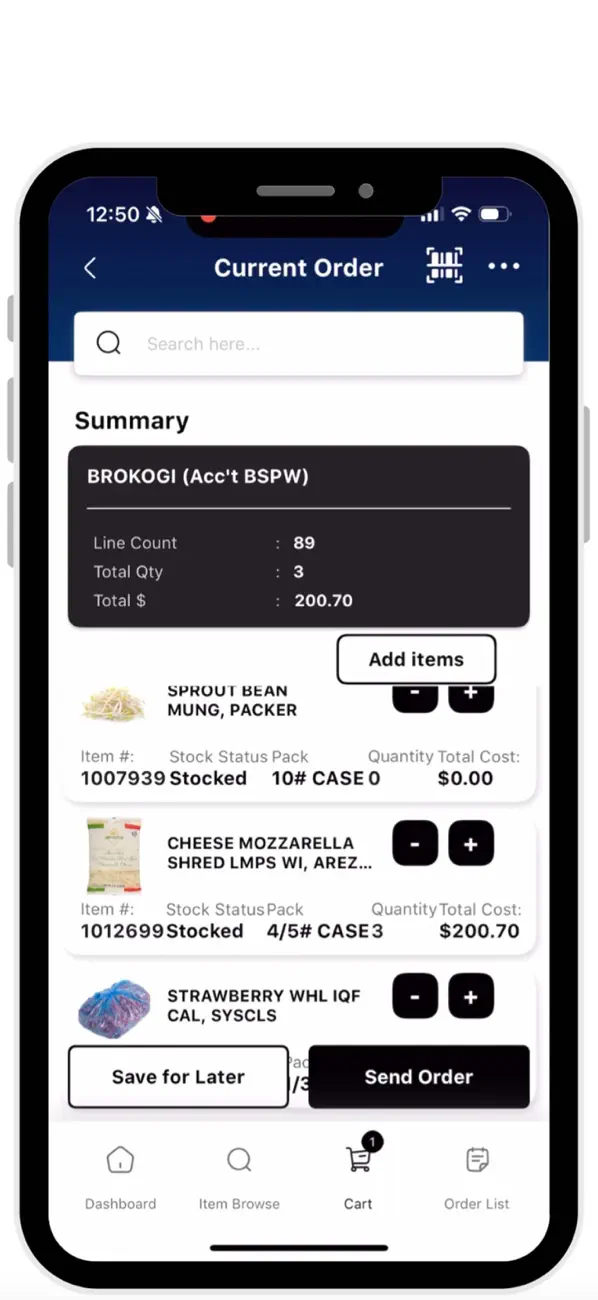Screenshot #2 pour Asian Foods Mobile