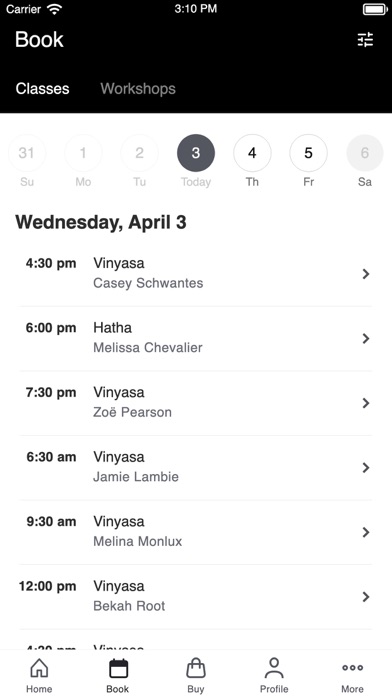 hauteyoga Queen Anne Screenshot