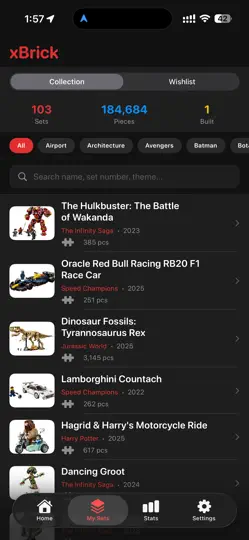 Captura de pantalla de XBricker - Lego Collector en iPhone 2