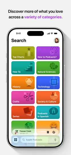Скриншот Apple Podcasts на iPhone 3