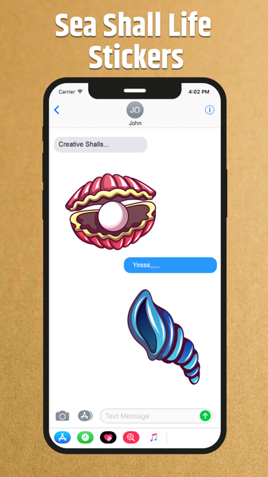Screenshot #3 pour Sea Shell Life Stickers