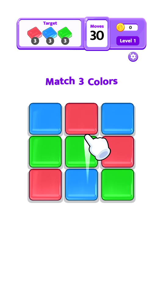 #3. Jelly Color Pop (iOS) 由: RedLine Games