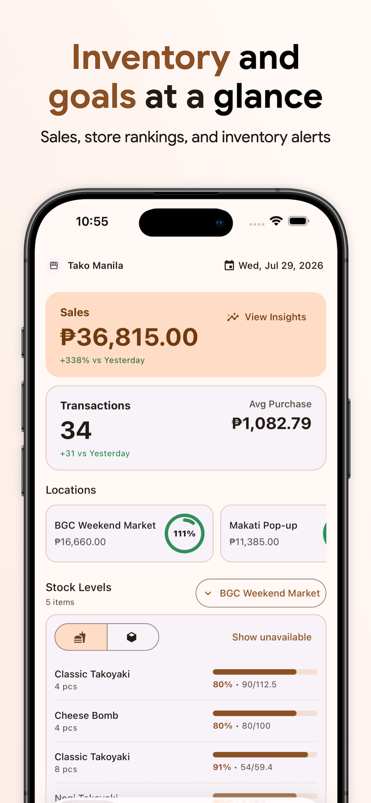 Tako POS Food Cost & Inventory screenshot 3
