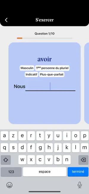 French conjugation! screenshot 3