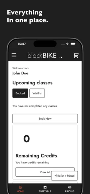 blackBIKE screenshot 2