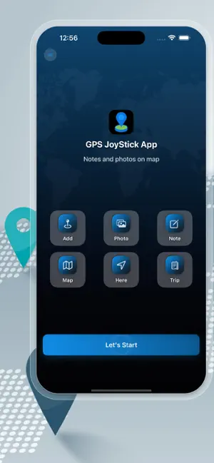 GPS JoyStick App: GPS Location screenshot 1