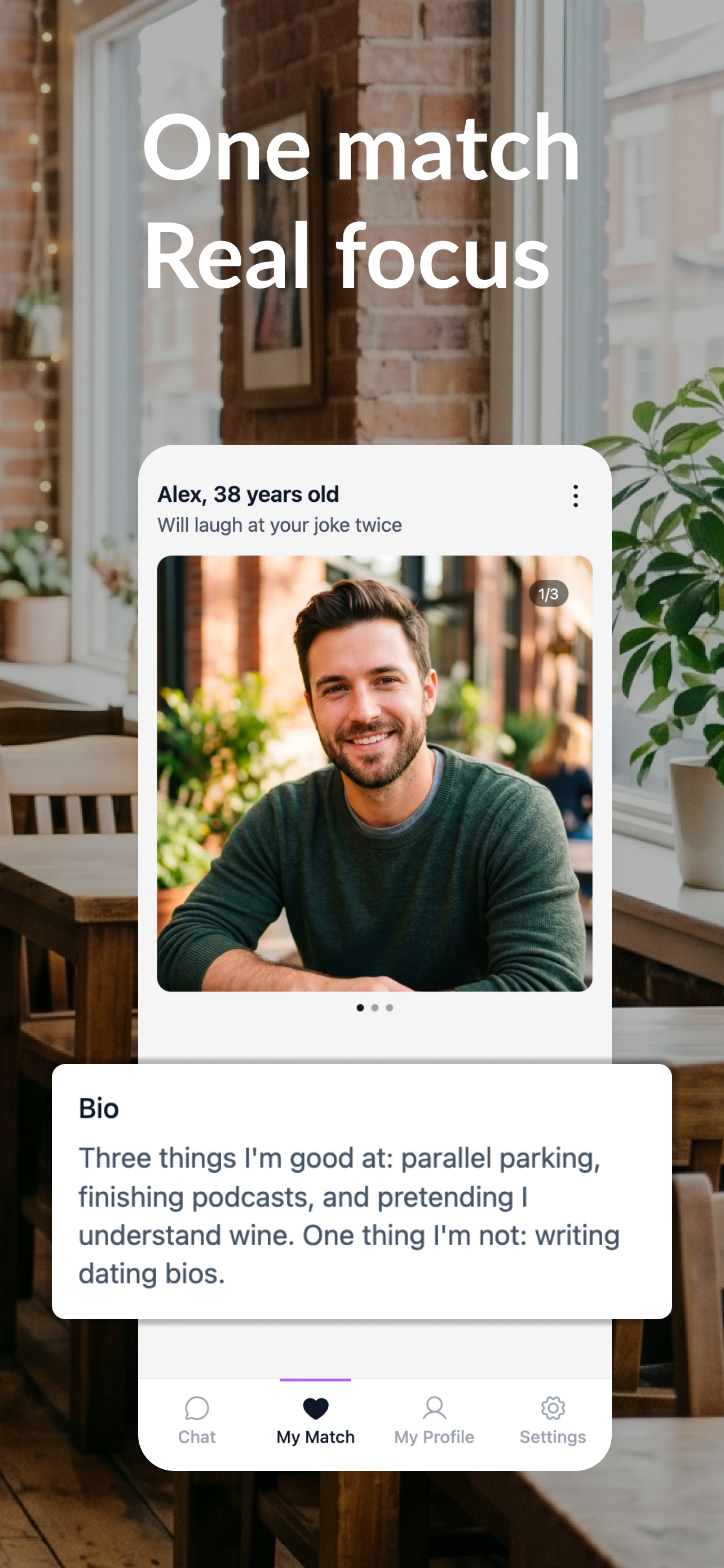Oneder Dating App: One Match screenshot 3