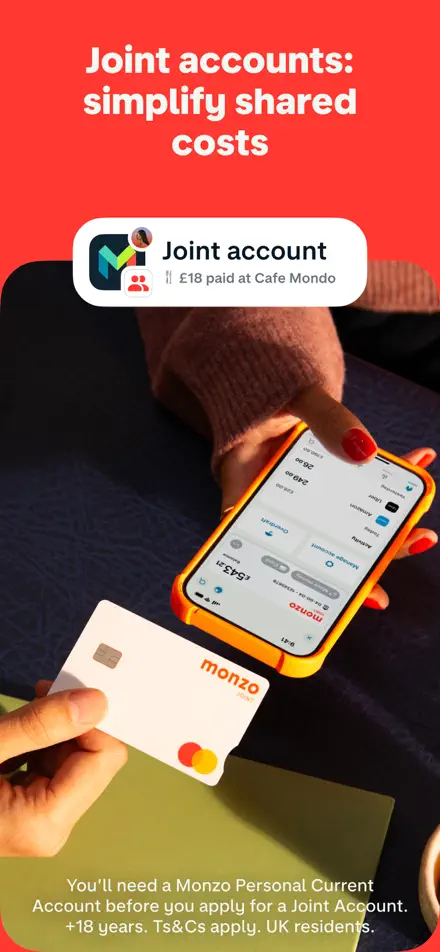 Monzo app screenshot 4