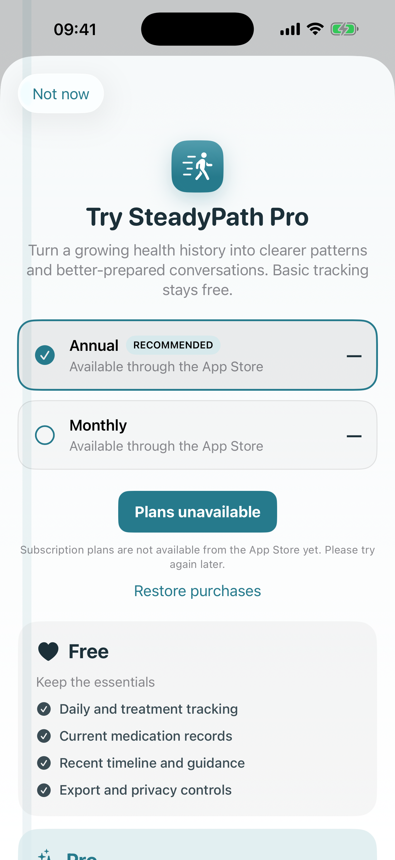 SteadyPath: Parkinson's screenshot 2