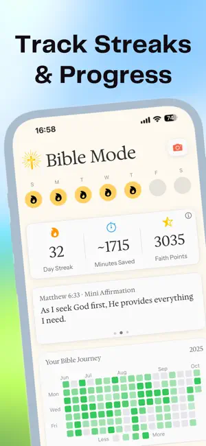 Bible Mode: Reduce Screen Time screenshot 3