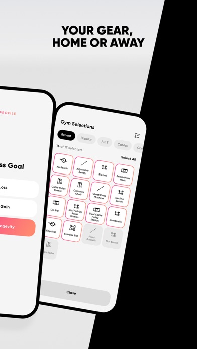 GAIN: AI Fitness Workout Plan screenshot