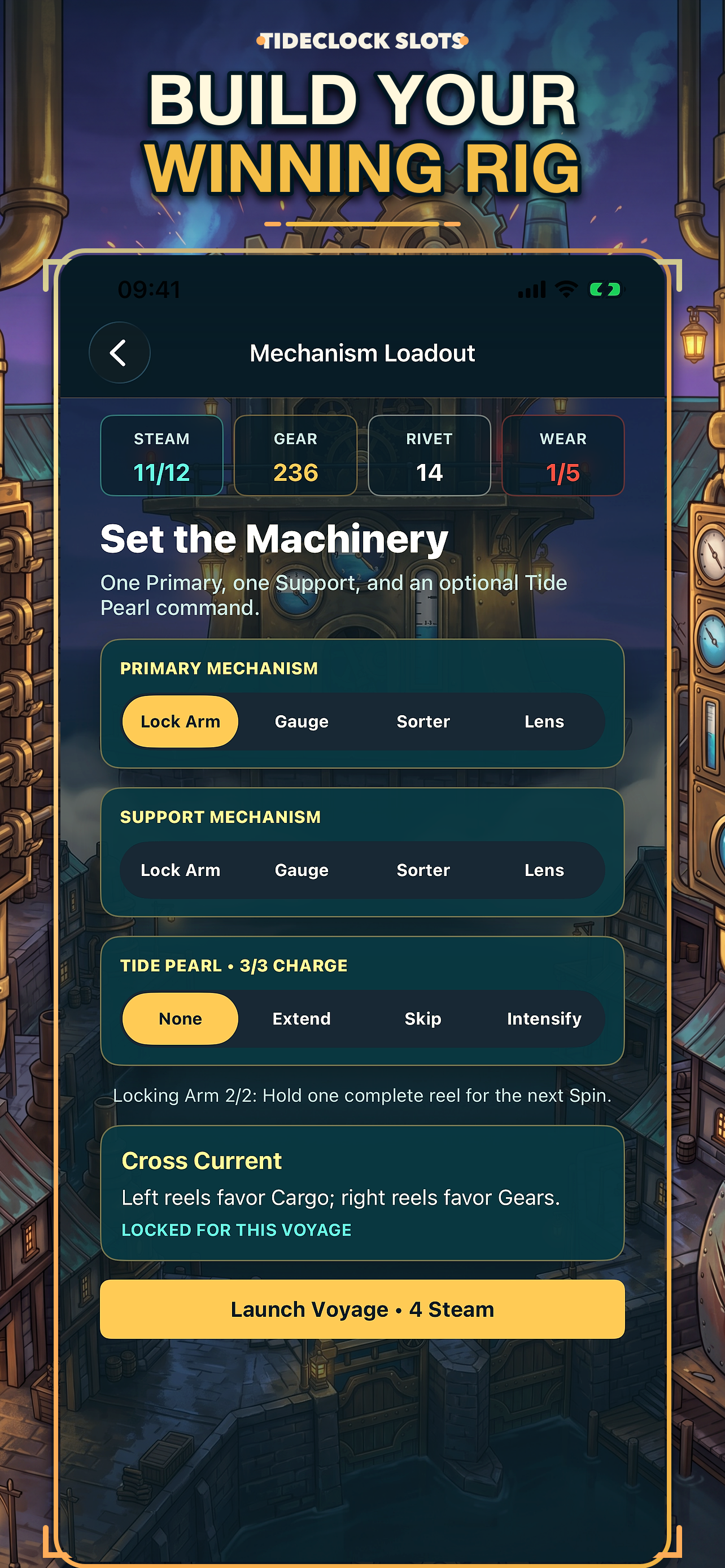 Tideclock Slots: Brass Harbor screenshot 5
