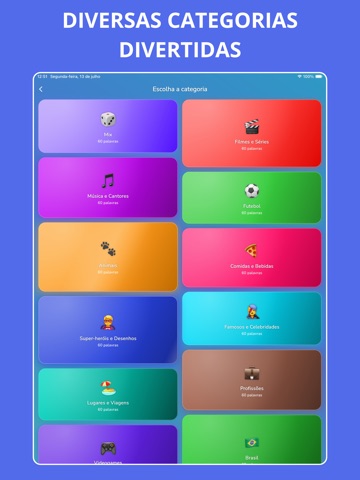 Who Am I? Charades Party Game iPad screenshot
