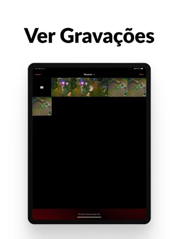 Gravador de Tela‎ iPad screenshot 7